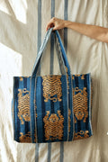 Tote Bag Tigers Blue