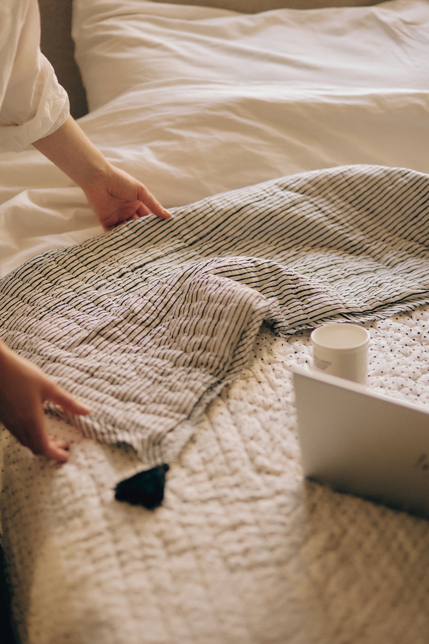 Kołdra (Quilt) Cream Dots