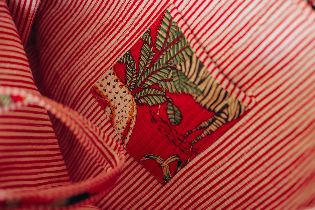 Tote Bag Jungle Red BIG