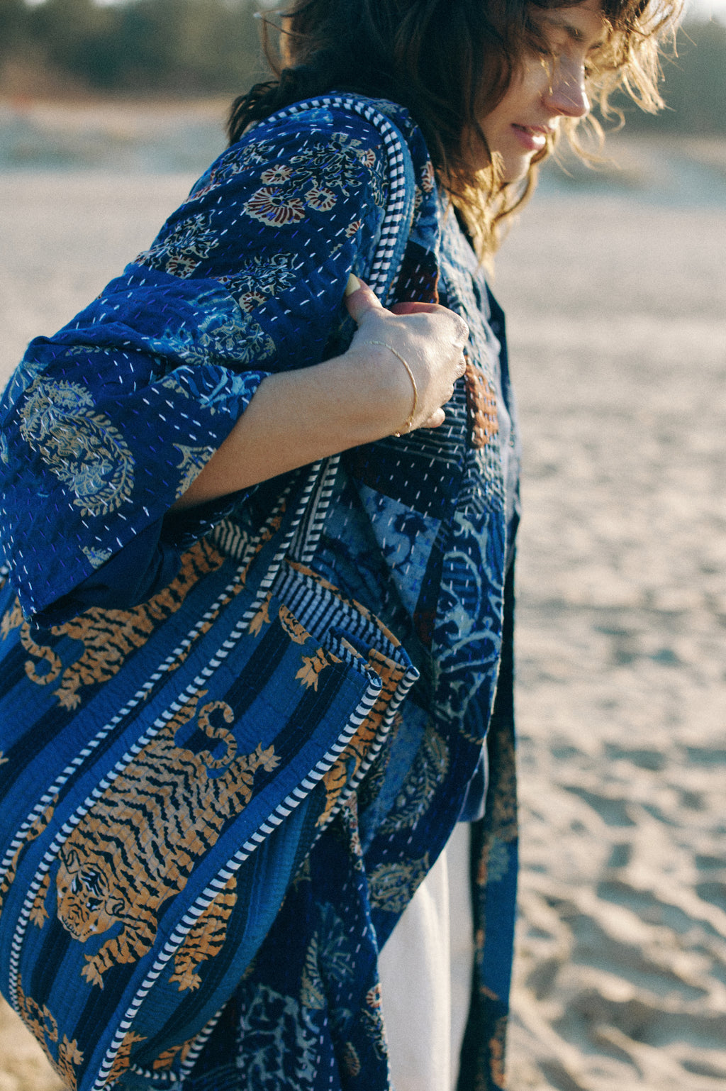 Tote Bag Tigers Blue