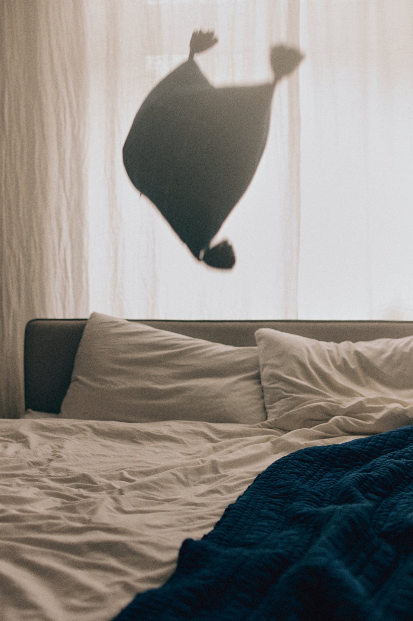 Poszewka na poduszkę tie dye Indigo