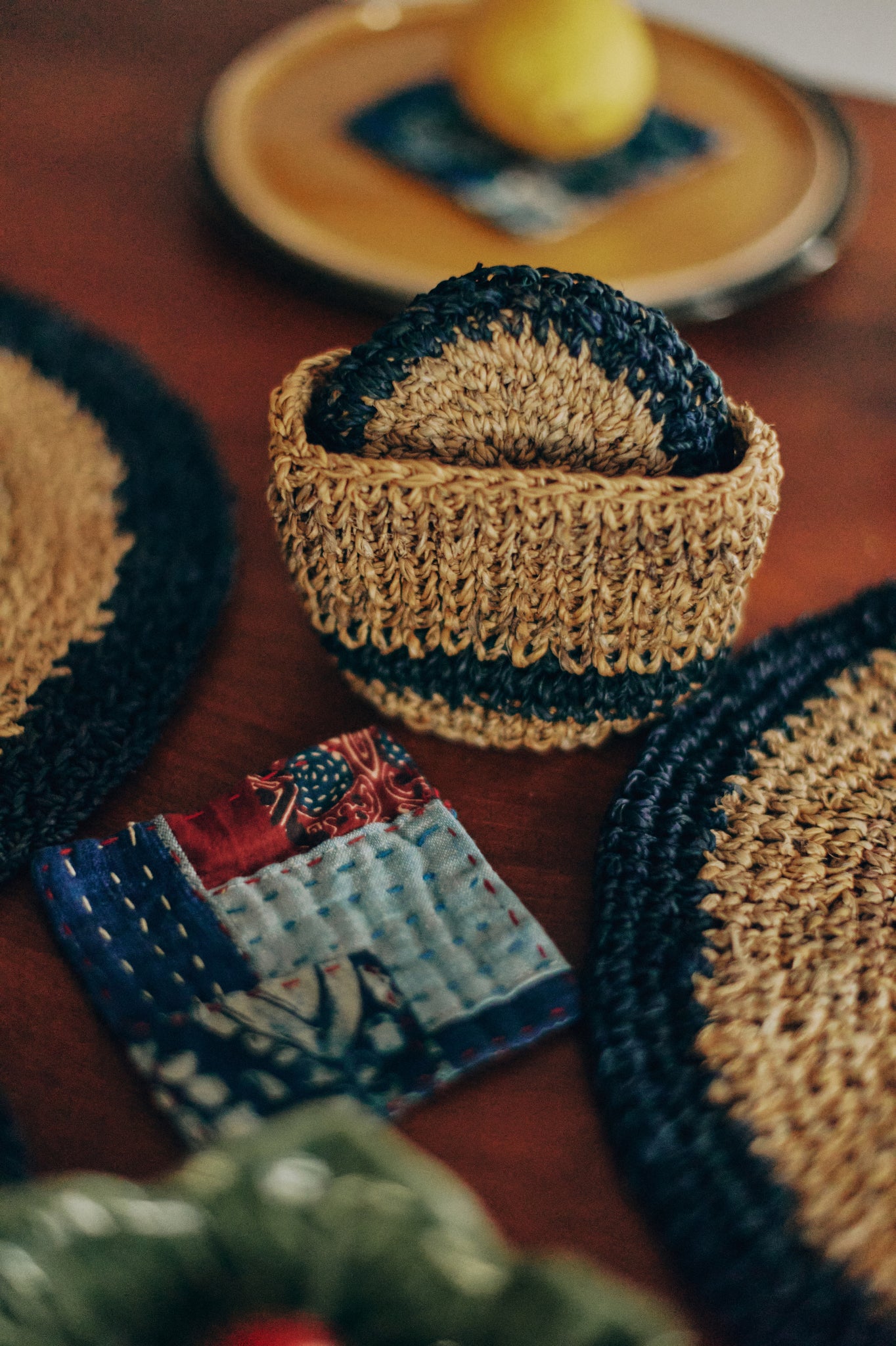 Zestaw podstawek Patchwork