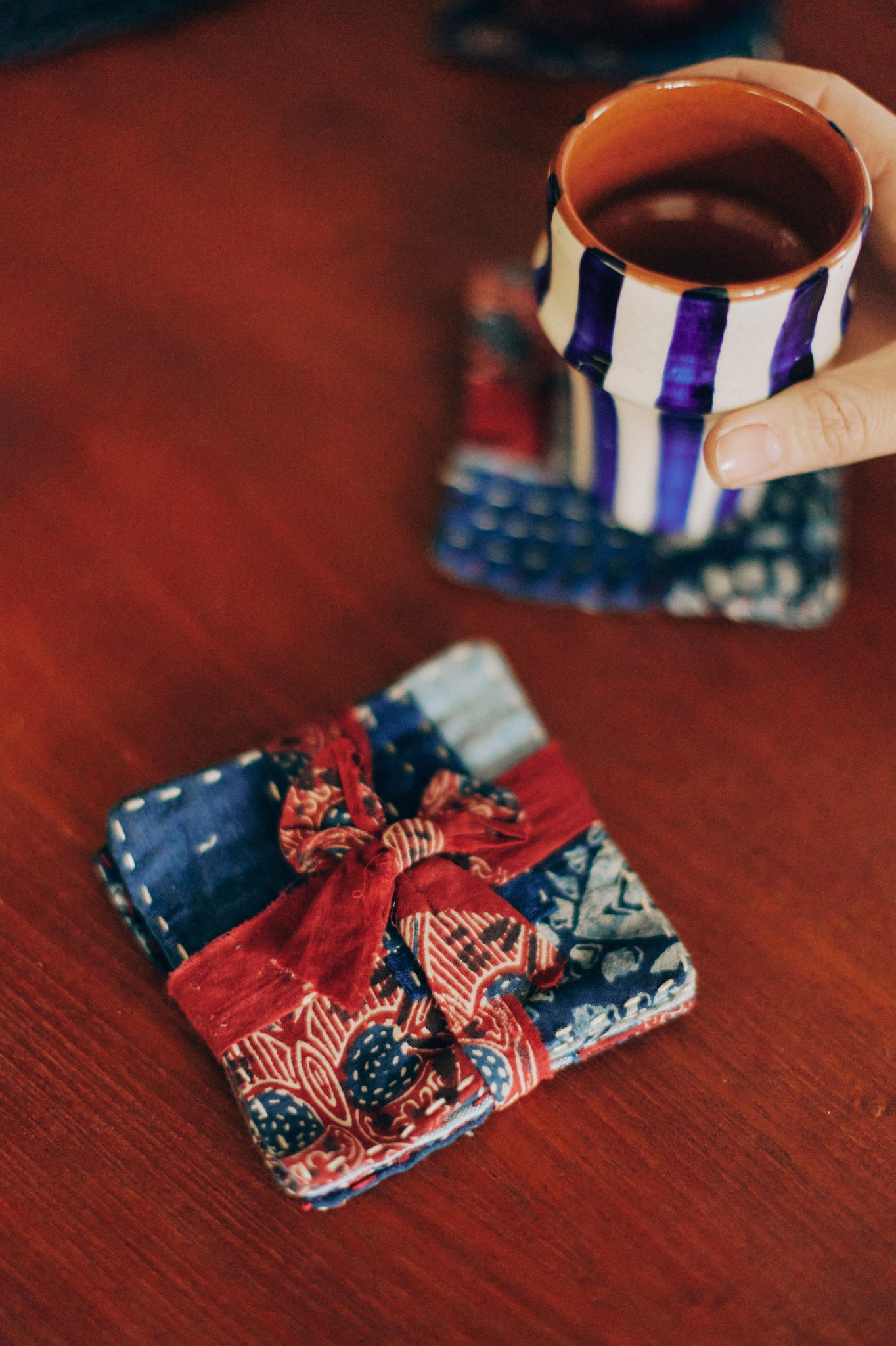 Zestaw podstawek Patchwork