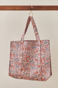 Tote Bag Flowers Pink