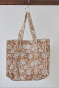 Tote Bag Mokka Flowers