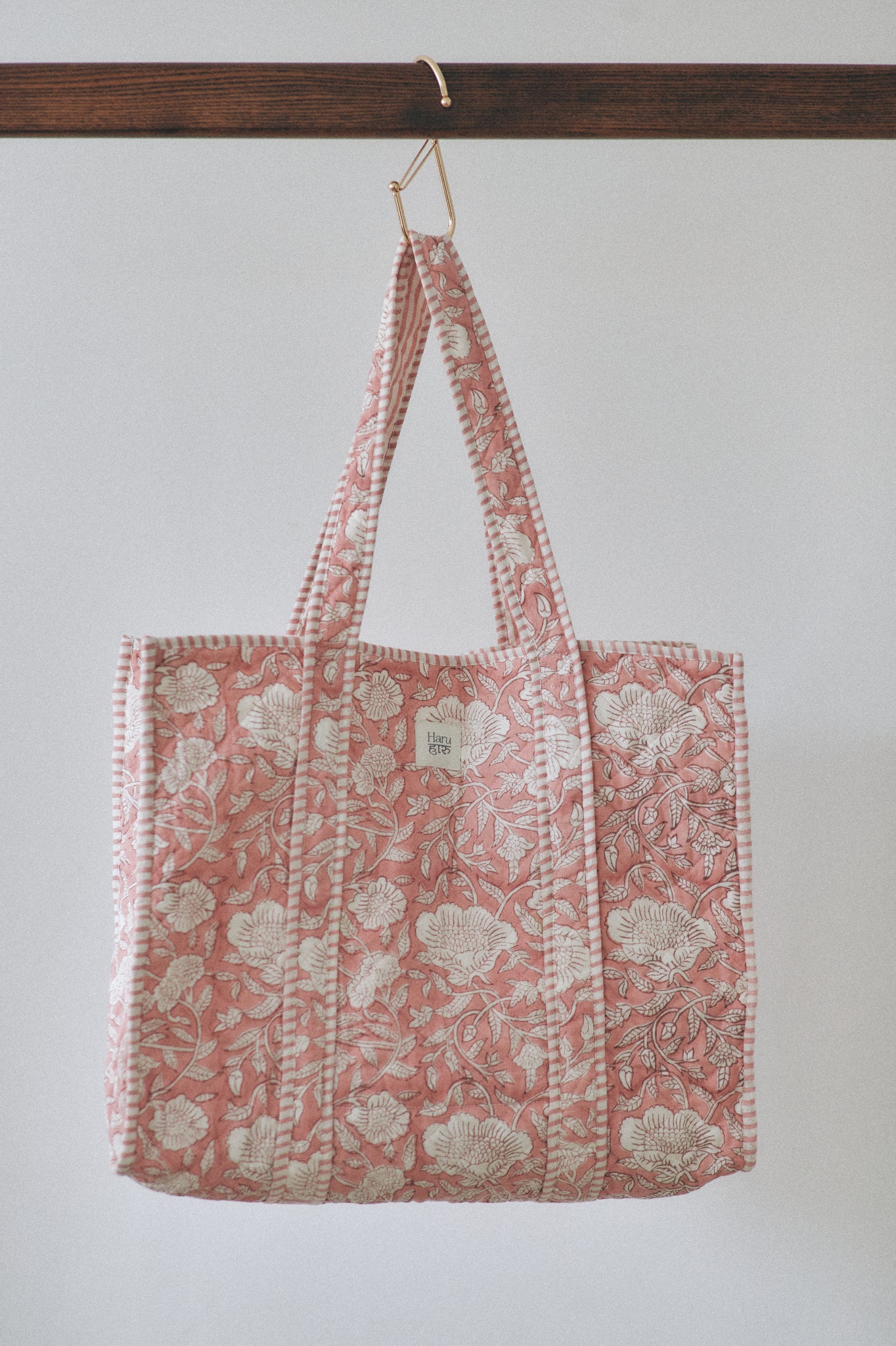 Tote Bag Silver Pink