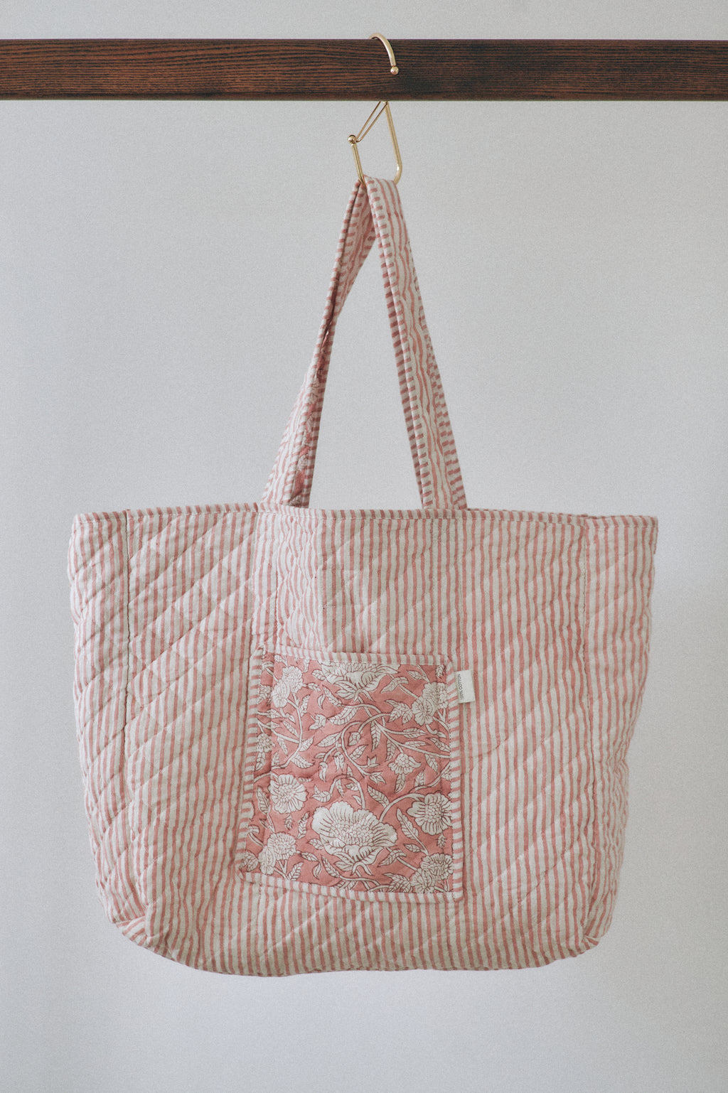 Tote Bag Silver Pink