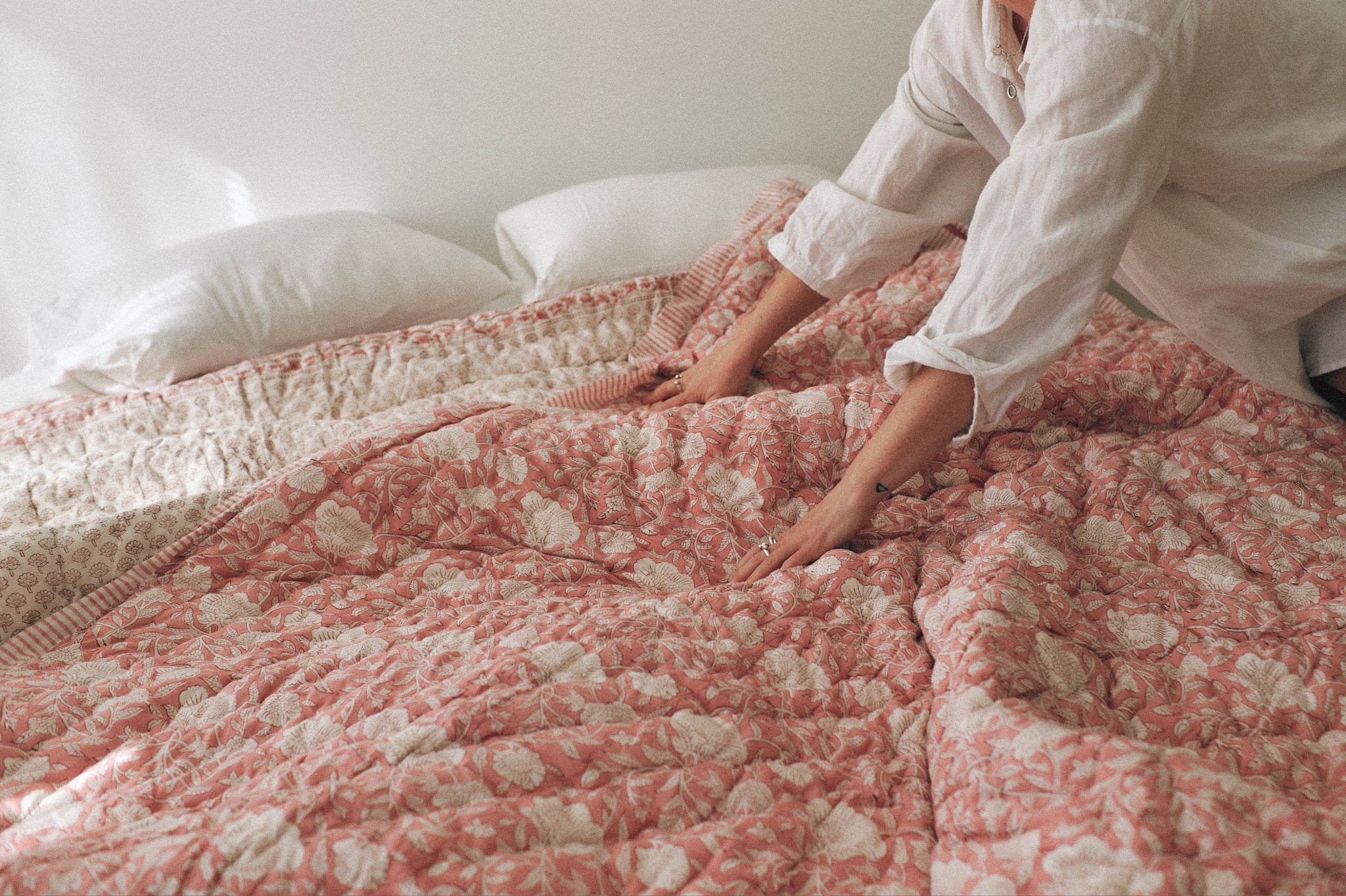Kołdra (Quilt) Silver Pink