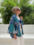 Kimono Patchwork krótkie MEDITERRAEAN
