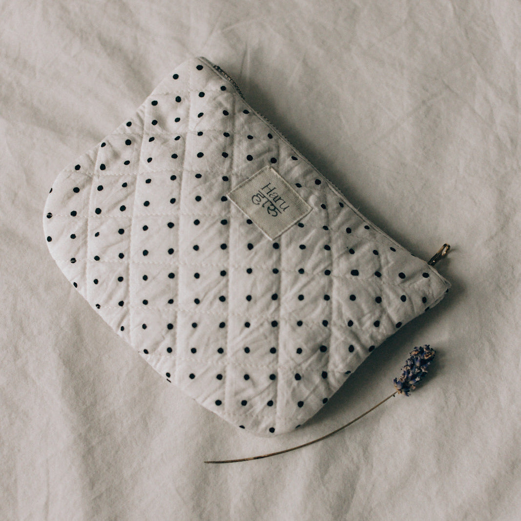 Kosmetyczka Cream Dots mała