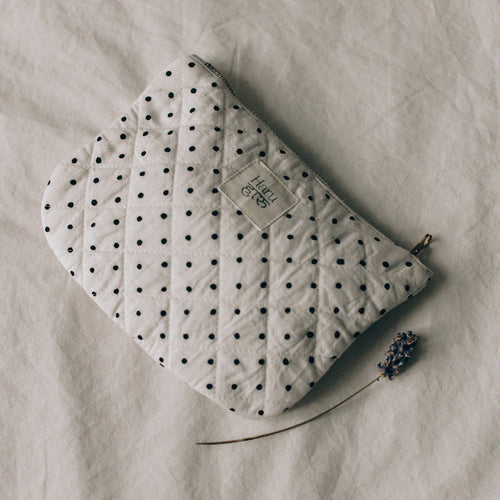 Kosmetyczka Cream Dots mała