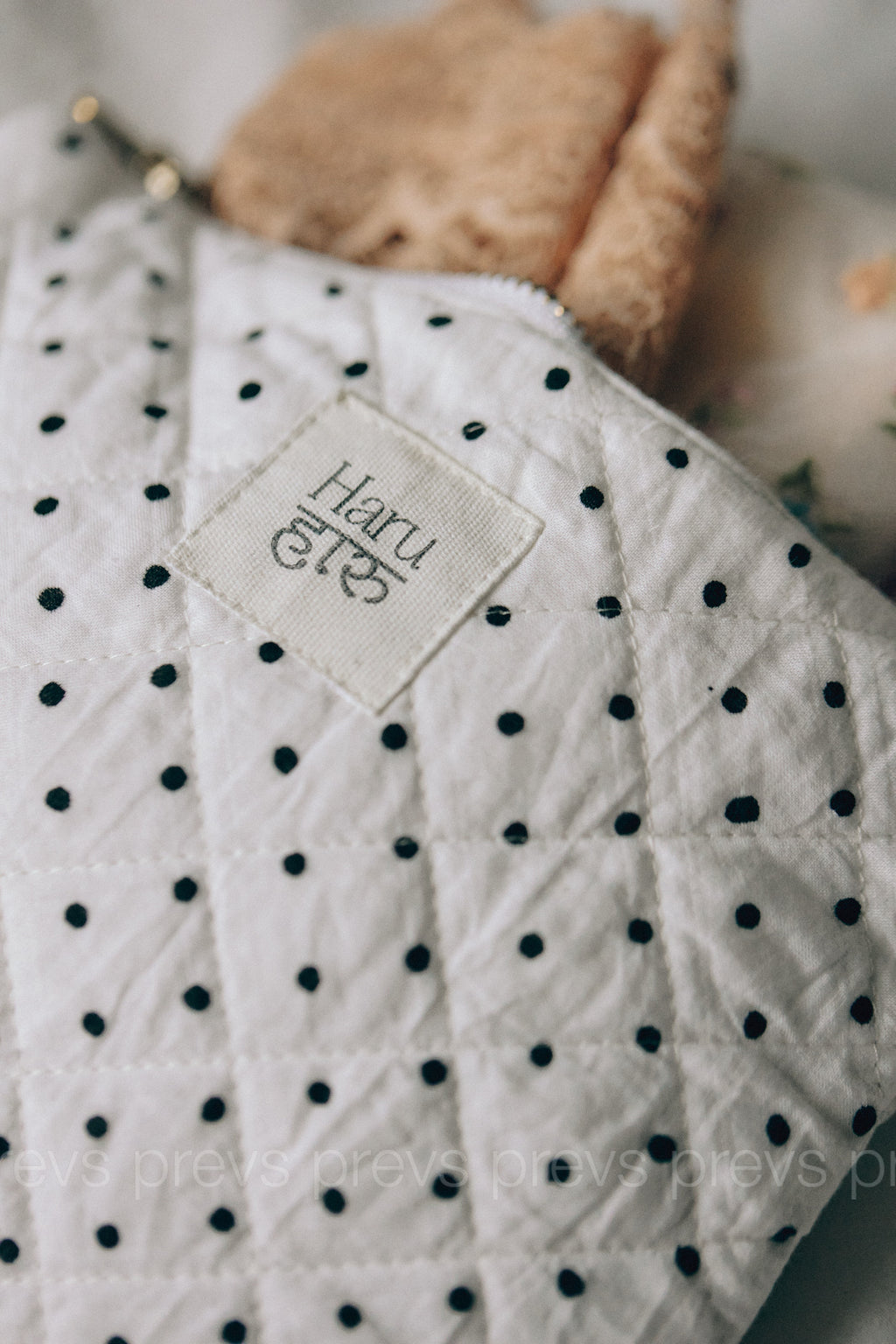 Kosmetyczka Cream Dots mała